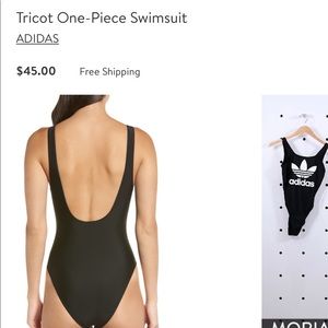 NWT never been worn one piece adidas swimsuit